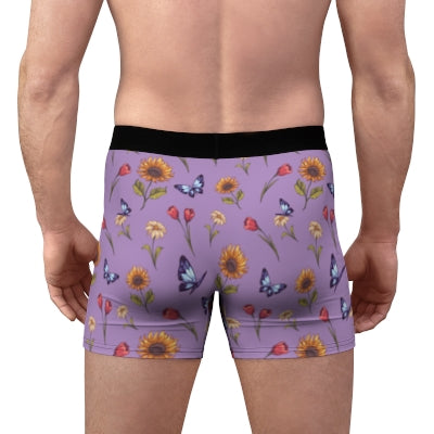Summer-Garden-Men's-Boxer-Briefs-Light-Purple-Model-Back-View