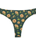 Sunflower-Womens-Thong-Dark-Green-Product-Front-View