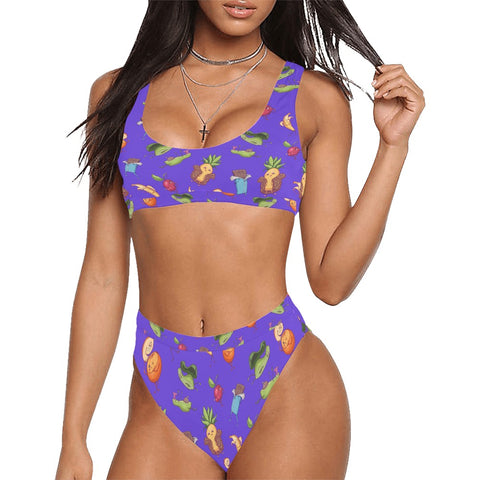 Flirty Fruit Two Piece Bikini Swimsuit