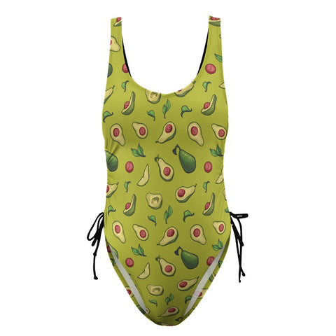 Happy-Avocado-Womens-One-Piece-Swimsuit-Guacamole-Product-Front-View