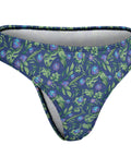 Jungle-Flower-Womens-Thong-Blue-Purple-Product-Side-View