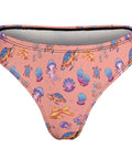 Sea-Life-Womens-Thong-Coral-Product-Back-View