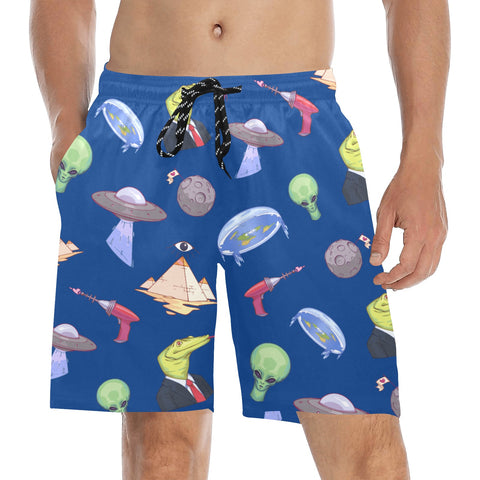 Conspiracy Theory Men's Swim Trunks
