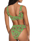 Spicy-Womens-Bikini-Set-Light-Green-Model-Back-View