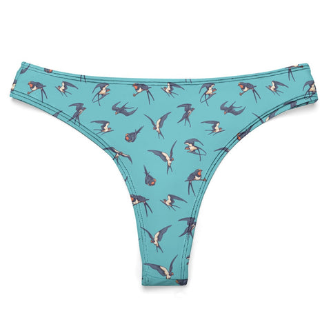 Sparrow-Womens-Thong-Turquoise-Product-Front-View