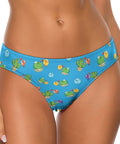 Opposites-Attract-Women's-Thong-Sky-Blue-Model-Front-View