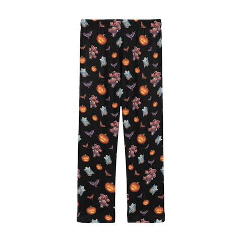 Halloween-Mens-Pajama-Black-Back-View