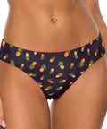 Pineapple-Womens-Thong-Midnight-Purple-Model-Front-View