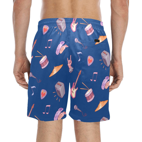 Rock 'N' Roll Men's Swim Trunks