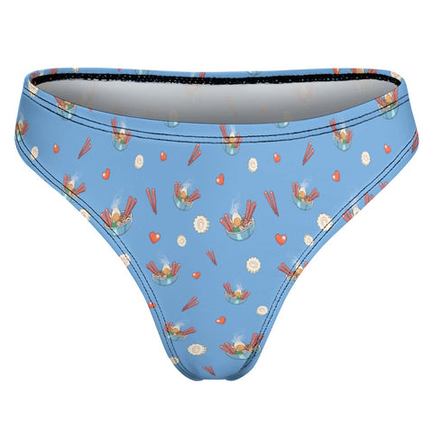 Ramen-Bowl-Women's-Thong-Sky-Blue-Product-Back-View