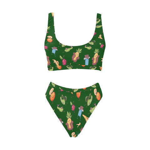 Flirty Fruit Two Piece Bikini Swimsuit