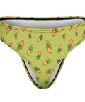 Pineapple-Womens-Thong-Lime-Green-Product-Front-View