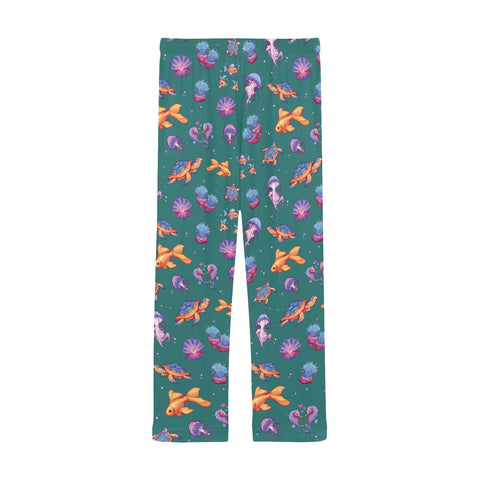 Mens-Pajama-Sea-Moss-Green-Back-View