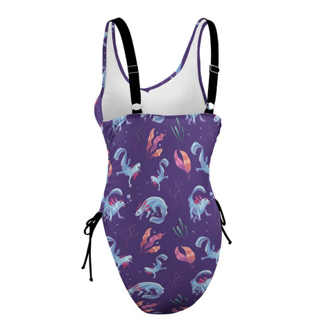 Axolotl-Women's-One-Piece-Swimsuit-Dark-Purple-Product-Side-View