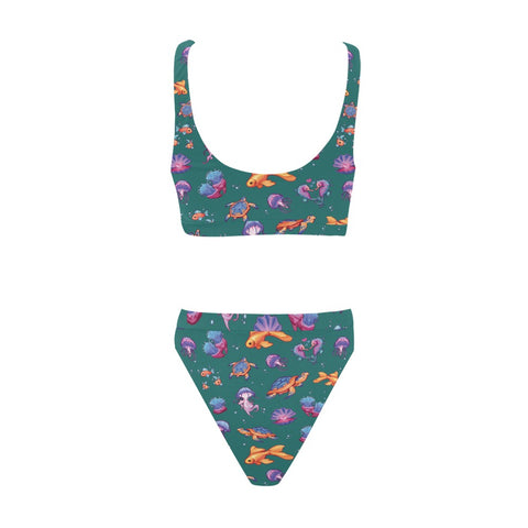 Sea-Life-Womens-Bikini-Set-Sea-Moss-Green-Back-View
