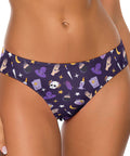 Witch-Core-Womens-Thong-Dark-Purple-Model-Front-View