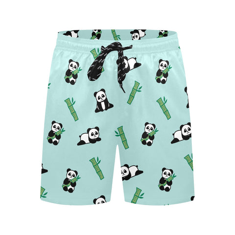Panda-Men's-Swim-Trunks-PowderBlue-Back-View
