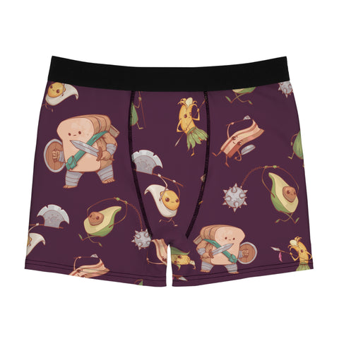 Food-Fight-Mens-Boxer-Briefs-Eggplant-Front-View