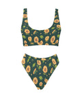 Sunflower-Womens-Bikini-Set-Dark-Green-Front-View