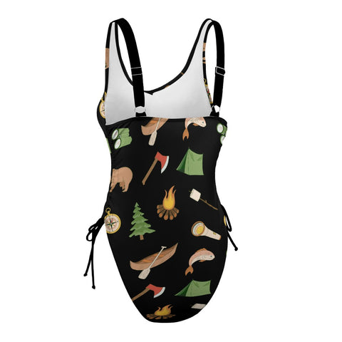 The-Great-Outdoors-Women's-One-Piece-Swimsuit-Black-Product-Side-View