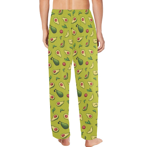 Happy-Avocado-Mens-Pajama-Guacamole-Model-Back-View
