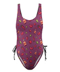 Spicy-Womens-One-Piece-Swimsuit-Magenta-Product-Front-View