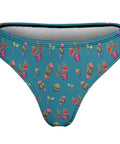 House-Plant-Womens-Thong-Teal-Product-Back-View