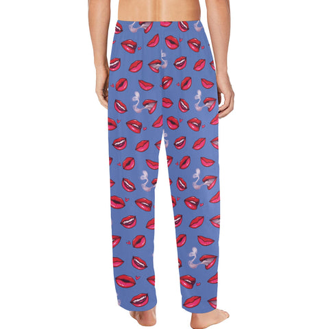 Fatal-Attraction-Mens-Pajama-Blueberry-Model-Back-View
