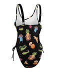 Flirty-Fruit-Women's-One-Piece-Swimsuit-Black-Product-Side-View