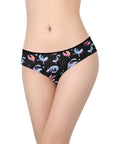Axolotl-Womens-Hipster-Underwear-Black-Model-Front-View