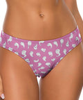 Retro-Ghost-Womens-Thong-Pink-Model-Front-View