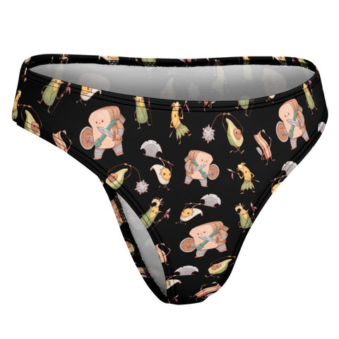 Food Fight Women's Thong