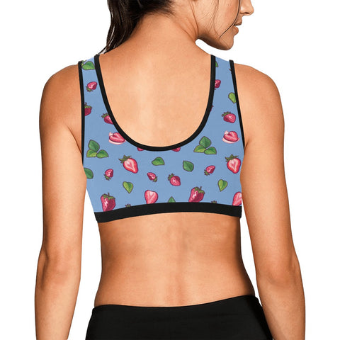 Strawberry-Womens-Bralette-Cornflower-Blue-Model-Back-View