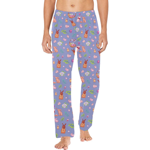 Easter-Mens-Pajama-Lavender-Model-Front-View