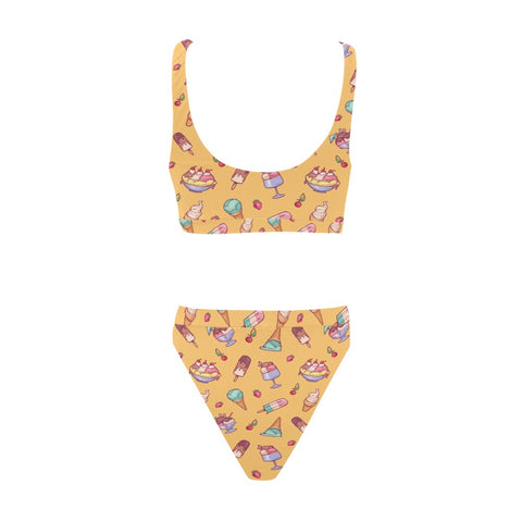 Banana-Split-Womens-Bikini-Set-Yellow-Back-View