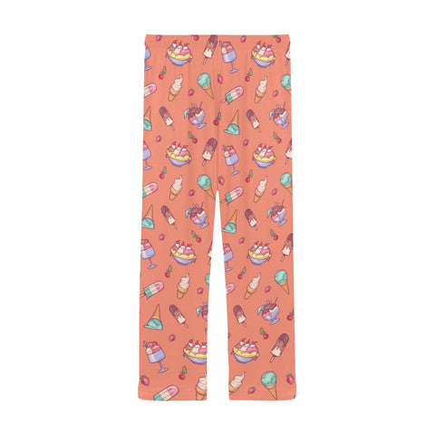 Banana-Split-Mens-Pajama-Peach-Back-View
