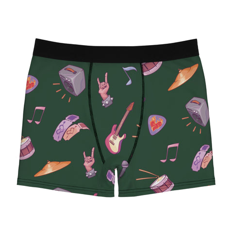 Rock-N_-Roll-Mens-Boxer-Briefs-Green-Product-Front-View