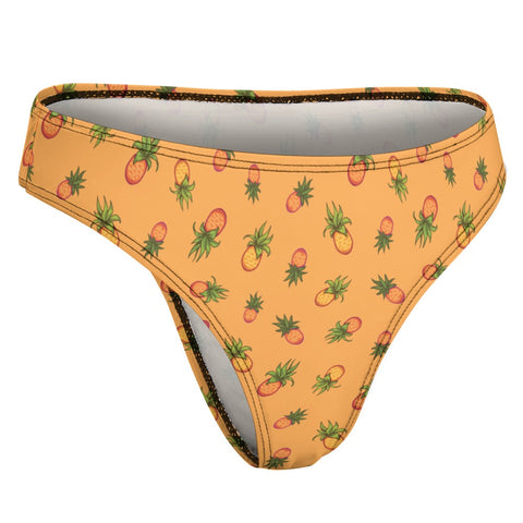 Pineapple-Womens-Thong-Orange-Product-Side-View