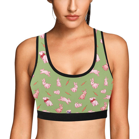 Bunny-Womens-Bralette-Pistachio-Model-Front-View