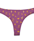 Baby-Monkey-Women's-Thong-Magenta-Product-Front-View