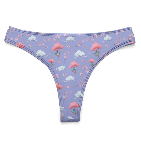 Sakura-Tree-Womens-Thong-Lavender-Product-Front-View