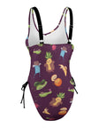 Flirty-Fruit-Women's-One-Piece-Swimsuit-Black-Eggplant-Product-Side-View