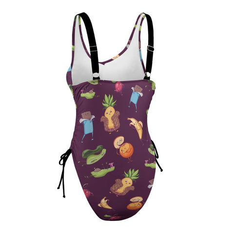 Flirty-Fruit-Women's-One-Piece-Swimsuit-Black-Eggplant-Product-Side-View