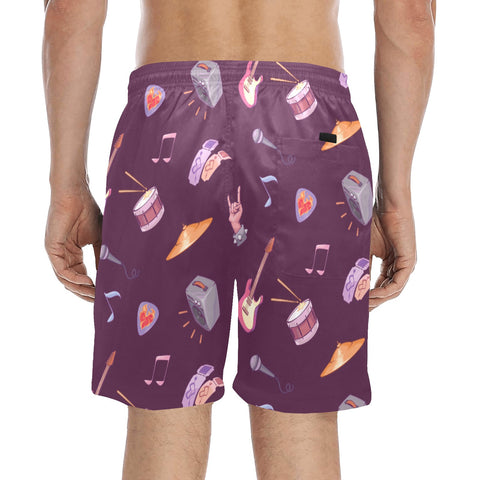 Rock 'N' Roll Men's Swim Trunks