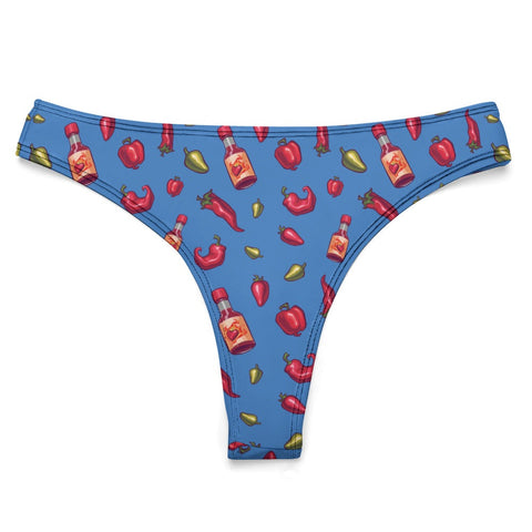 Spicy-Womens-Thong-Blue-Product-Front-View