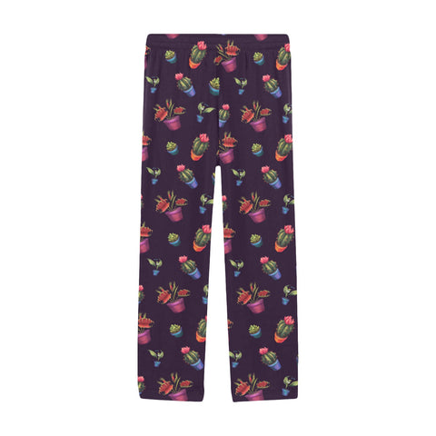 House-Plant-Mens-Pajama-Dark-Purple-Front-View