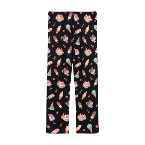 Banana-Split-Mens-Pajama-Black-Back-View