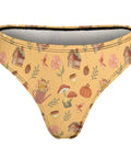 Cottage-Core-Womens-Thong-Yellow-Product-Back-View