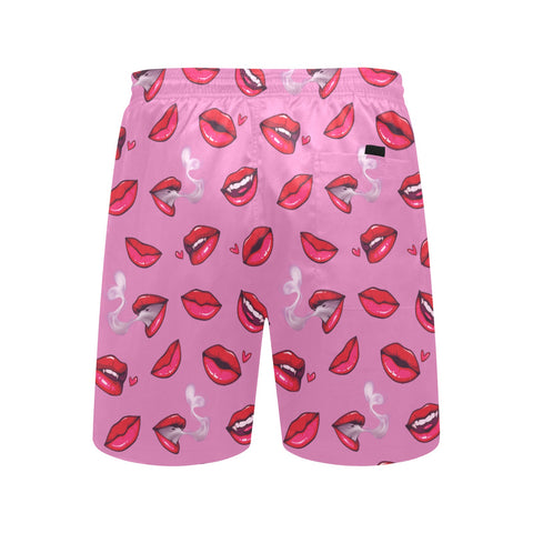 Fatal-Attraction-Mens-Swim-Trunks-Hot-Pink-Back-View