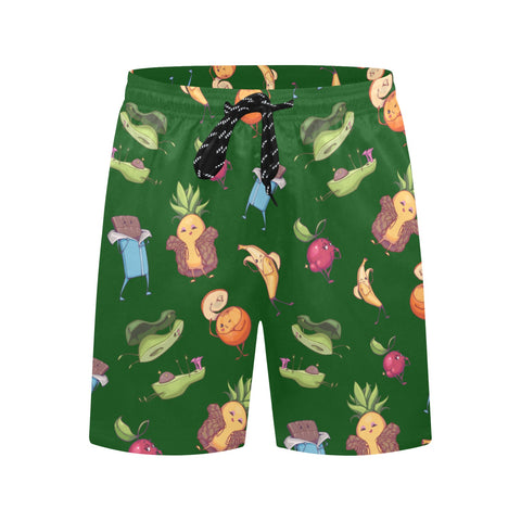 Flirty Fruit Men's Swim Trunks